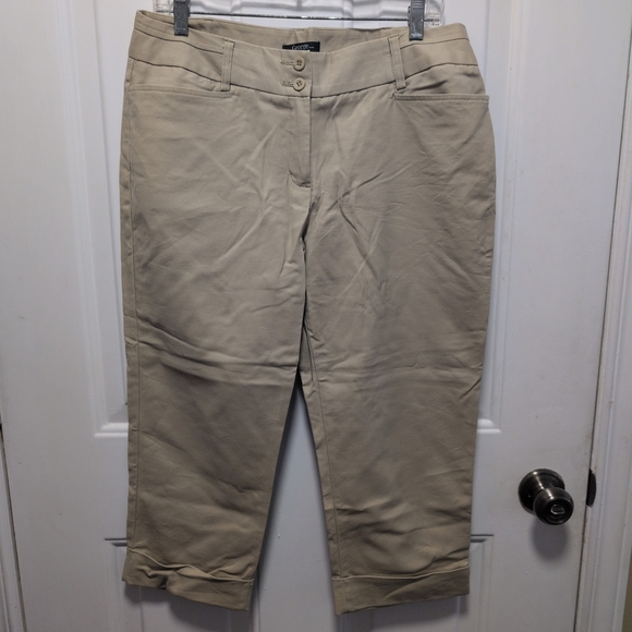 George Tan Cropped Pants - Picture 3 of 7